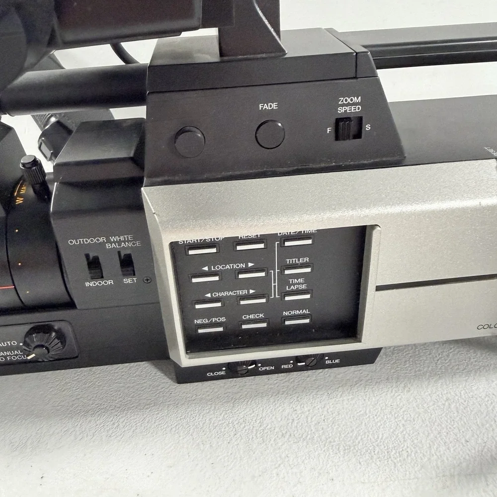 Vintage RCA CC017 SelectaVision Color Video Camera W/ Viewfinder UNTESTED